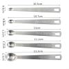 Stainless Steel Measuring Spoons Set view 3