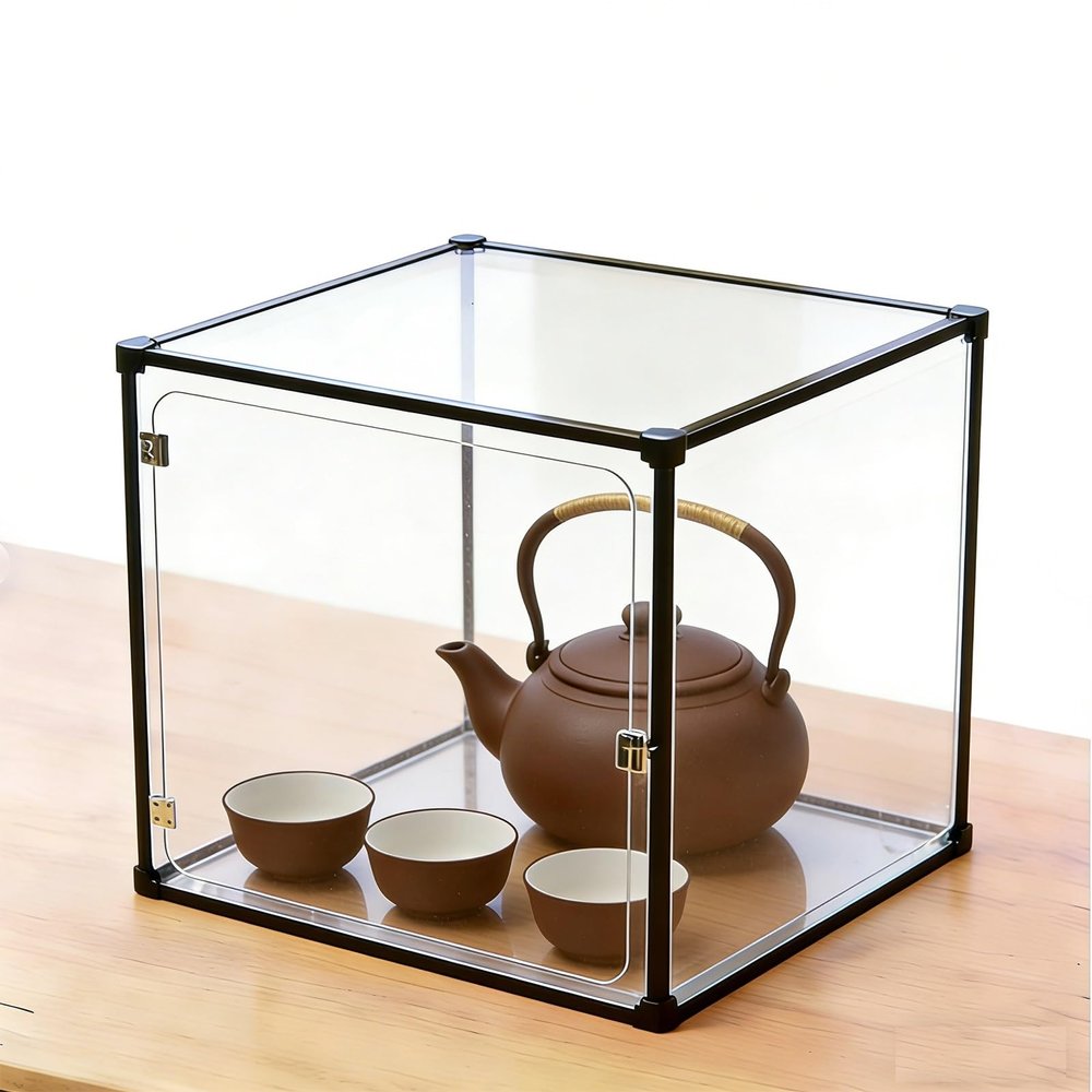 Clear Acrylic Display Box, Dustproof Storage and Display Case for Collectibles and Home Decor