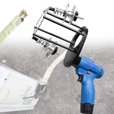 Electric HVAC Tape-Wrapping Machine, 20 m/min, with Adjustable Cable Ties