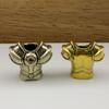 Antique Japanese Samurai Armor Brass Paracord Beads view 3
