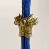 Antique Japanese Samurai Armor Brass Paracord Beads view 4