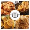 Stainless Steel Fryer Pot for Household Induction Cooktops with Thermometers view 4