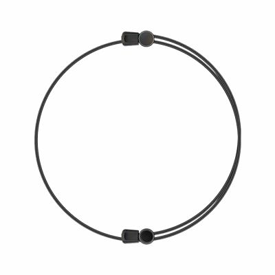 Adjustable Shirt Tuck Band, Black, S