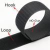 OAKJncjL Sew-On Hook and Loop Tape, Non-Adhesive Nylon Strips for Clothing, Fabric Repair and Hems, Khaki, 20 mm x 25 Yards view 3