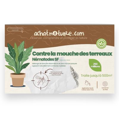 SF Nematodes Against Fungus Gnats (For Treating 500 m² - 250 Million)