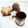 Cookie-Shaped Wooden Coaster view 4