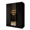 Margaret Hadas24 Goya Hinged-Door Wardrobe, Black, 150 cm view 1