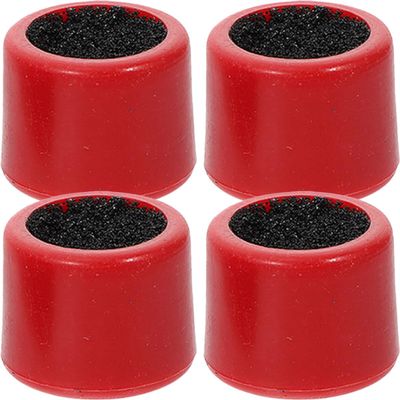PACKOVE 4-Piece Billiard Cue Tip Shapers, Double-Sided Plastic Trimmers for Snooker and Pool Cues