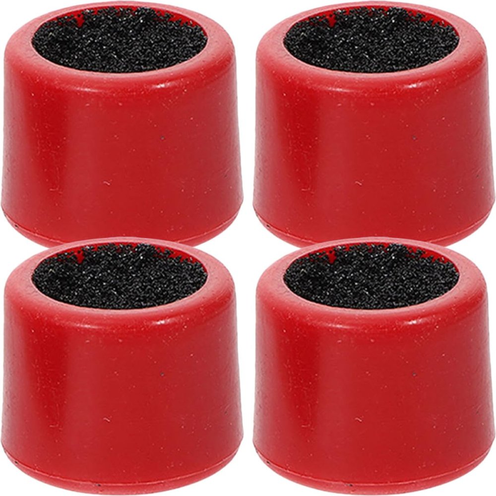 PACKOVE 4-Piece Billiard Cue Tip Shapers, Double-Sided Plastic Trimmers for Snooker and Pool Cues