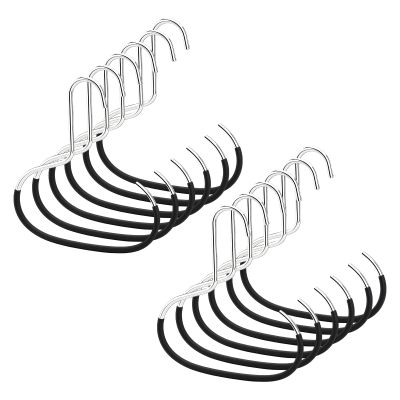 HTU Circular Ring Hat Hangers, Multifunctional Hat Display Stand for Caps, Black, 12-Pack