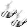 HTU Circular Ring Hat Hangers, Multifunctional Hat Display Stand for Caps, Black, 12-Pack view 1