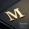 AVUELOI Small Letter Stickers, 640 pcs, 3mm, 4.5mm, Gold Glitter Self-Adhesive Alphabet Stickers for Graduation Cap Decoration, Vinyl for Scrapbook DIY Crafting view 3
