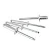 Blind Rivets, 1,065 Pieces, Aluminum Dome Head, Steel Mandrel, M3.2/M4/M5/M6.4, Pop Rivets, Pull Rivets, Exhaust Rivets (10 mm, M3.2, 45 pcs) view 1