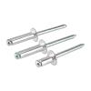 Blind Rivets, 1,065 Pieces, Aluminum Dome Head, Steel Mandrel, M3.2/M4/M5/M6.4, Pop Rivets, Pull Rivets, Exhaust Rivets (10 mm, M3.2, 45 pcs) view 4