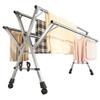 Stainless Steel Clothes Drying Rack, Portable, Foldable and Extendable, for Indoor and Outdoor Use view 1