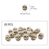ZnttUu 20-Piece Smiling Bone Skull Ornament Set view 3