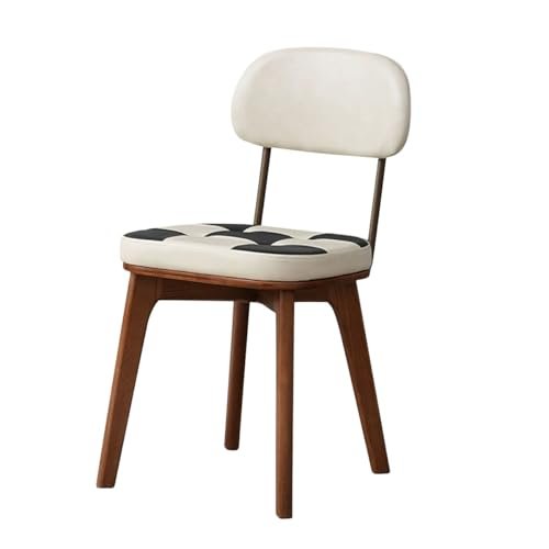 Upholstered Dining Chairs with Sturdy Wood Frame for Reception and Dining Areas