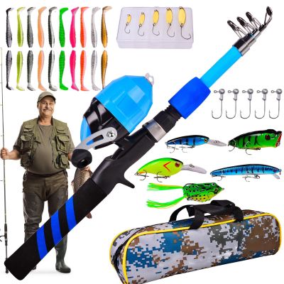 Kids' Fishing Rod Set, Breathable and Wear-Resistant