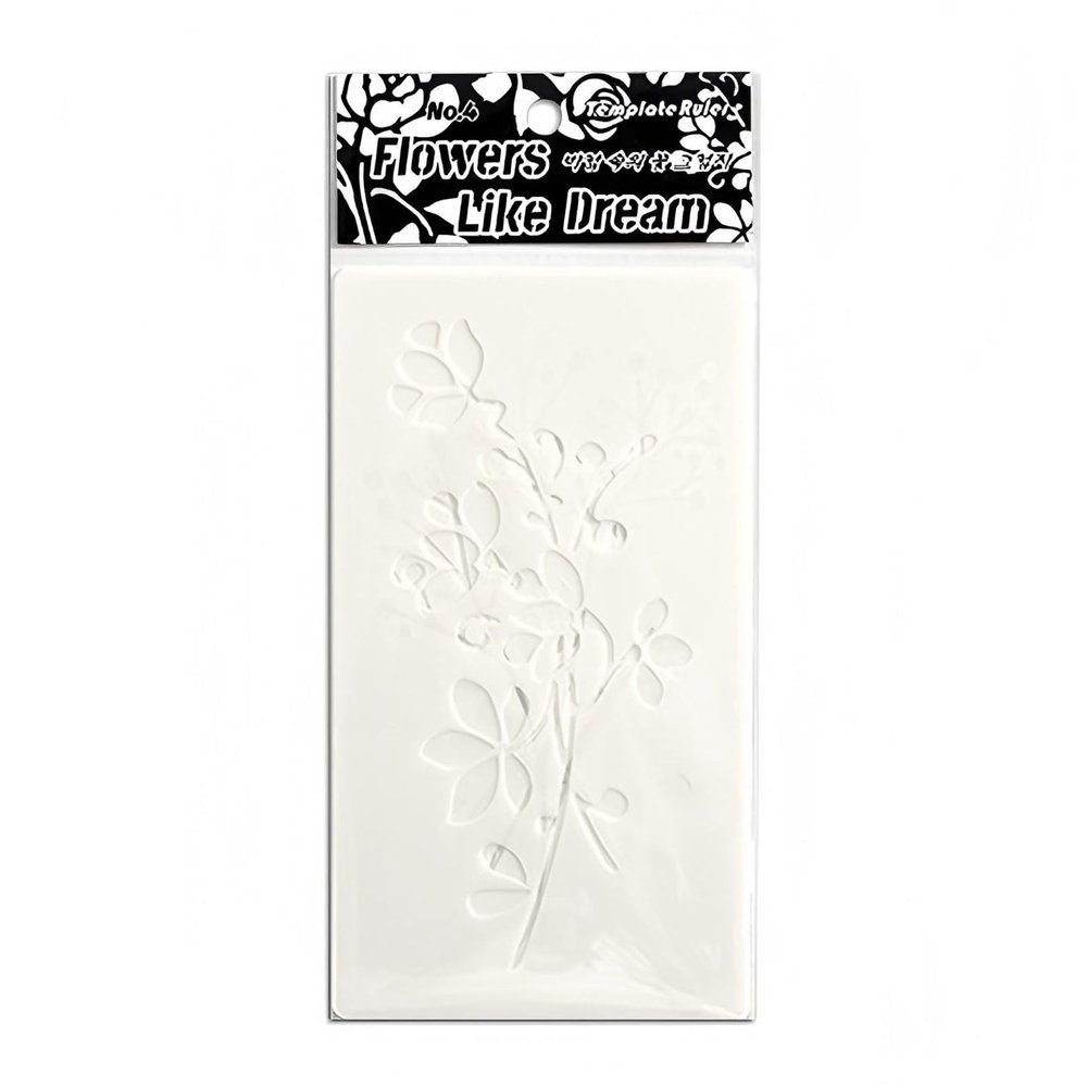 4-Piece Flower Stencil Set