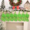 Greabuy Christmas Stocking with Classic Lettering, Large Capacity view 4