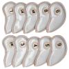 MAMJENNI Golf Iron Headcover Set with Numbered Labels, Silver view 1