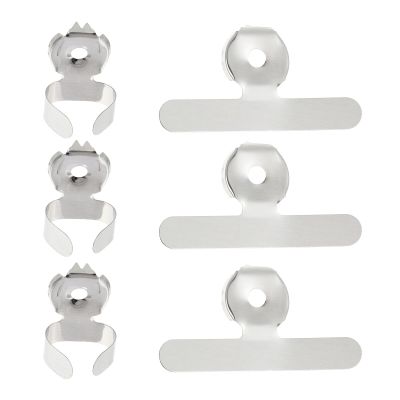 DECORNIJIA 6-Piece Multifunctional Stainless Steel Ginger Peeler