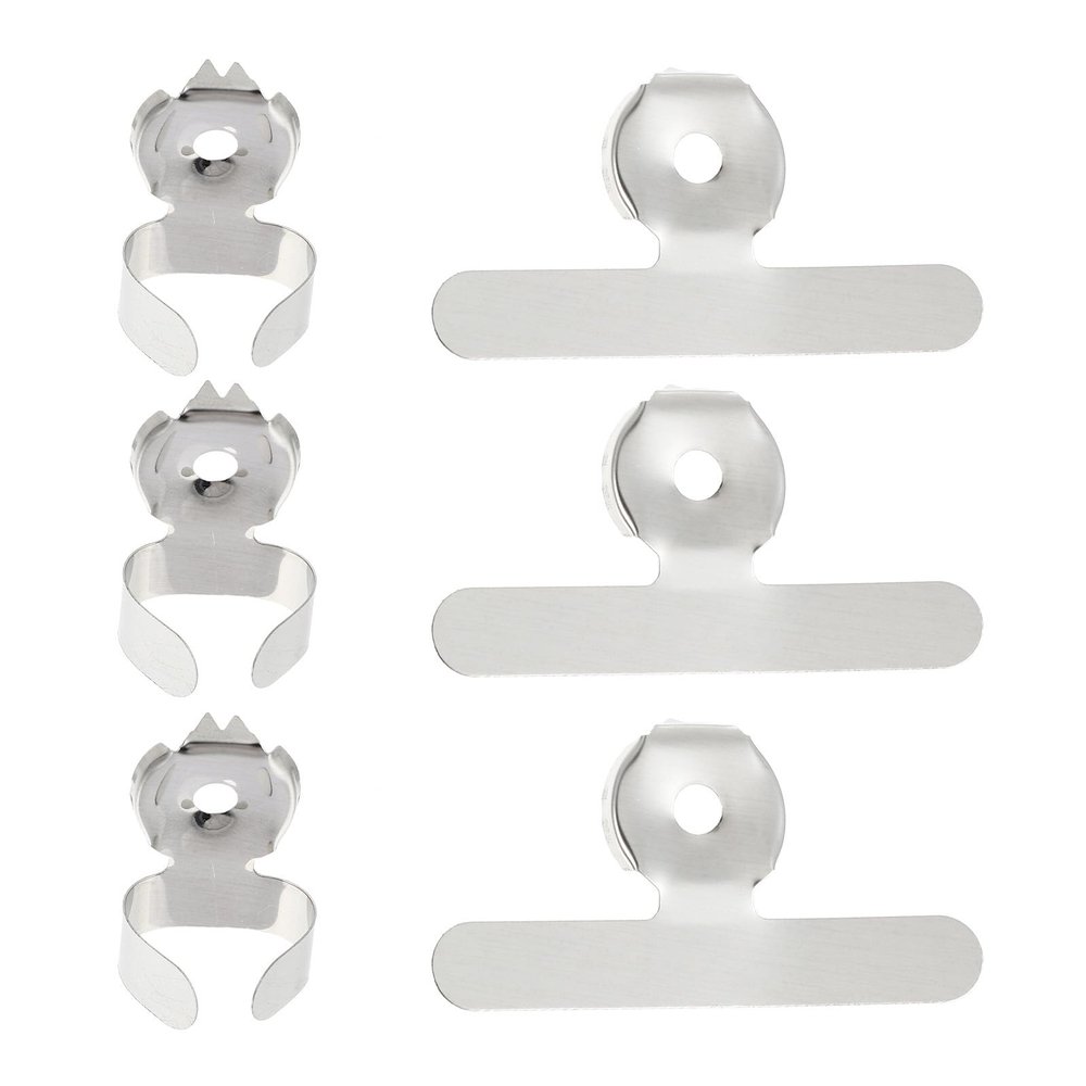 DECORNIJIA 6-Piece Multifunctional Stainless Steel Ginger Peeler