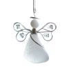 Sea Glass Angel Ornament - 2D Acrylic Charm for Holidays view 1