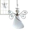 Sea Glass Angel Ornament - 2D Acrylic Charm for Holidays view 4