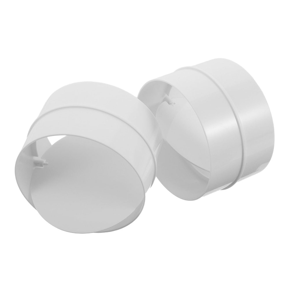 2-Pack Plastic One-Way Check Valves for Ventilation Ducts
