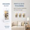 KM FOTO Frameless Picture Frames, 18 x 24 cm, 10-Pack view 2