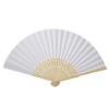 OEBUAFI Paper Folding Fan, Blank Hand Fan for DIY Calligraphy Painting, Wedding Decoration (White) view 1
