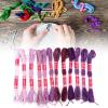 Fdit Polyester Embroidery Thread Set, 12-Piece Gradient view 3