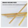 Solid Round Brass Rods, 2 Pieces, 500 mm Long, 512 Diameter view 4