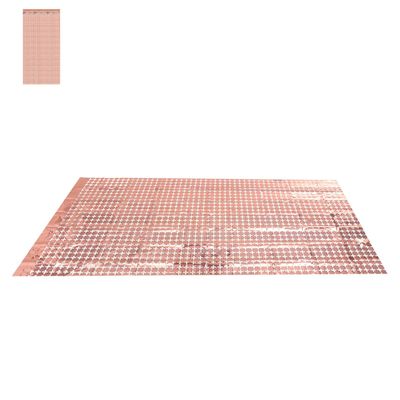 STOBAZA Rose Gold Fringe Curtain 1m x 2m