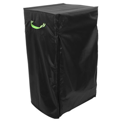 OSALADI Breathable Firewood Rack Cover, 210D Oxford Fabric, Weather-Resistant, Black