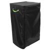 OSALADI Breathable Firewood Rack Cover, 210D Oxford Fabric, Weather-Resistant, Black view 1