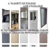 Aluminum Basement Sliding Window with Screen and Tempered Glass, Replacement Window, 31 x 22 in (W x H) view 2