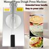 Manual Pizza Dough Press, Stainless Steel view 2