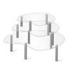 Stylish Transparent Dessert Stand (XL) view 1