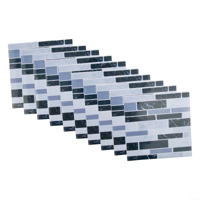 10 Pack Removable Floor Tiles for Kitchen and Bathroom