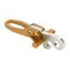 Alomejor Folding Bike Hook, Stainless Steel-Aluminum Alloy Seatpost Clamp Hook Replacement (GOLD) view 1