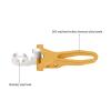 Alomejor Folding Bike Hook, Stainless Steel-Aluminum Alloy Seatpost Clamp Hook Replacement (GOLD) view 2