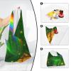 ODAWA Gold Coins Self-Adhesive Fabric Camera Protective Cover, Lens Protector, 35.1 x 35.1 cm, Rainbow Green view 3