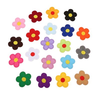 Daisy Flower Iron-On Patch 5x5cm
