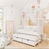 Monkey Extendable Kids' Bed 80 x 180 cm, Pine, House-Shaped view 4