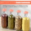 Silicone Drink Covers - Resealable Bottle Top Protectors view 3