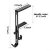 Christmas Garland Hook with Adjustable Clamp for Mantel view 3