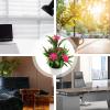 Artificial Indoor Plants - Lifelike Green Potted Arrangement view 4