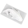 Generic Fish Mold PP White view 1